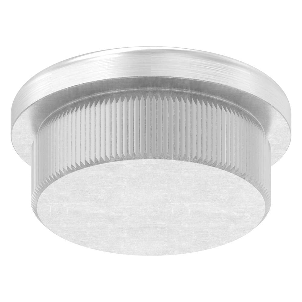 Endkappe leicht gewölbt, massiv, für Rohr ø 25,0 x 2,0mm, zum Einschlagen