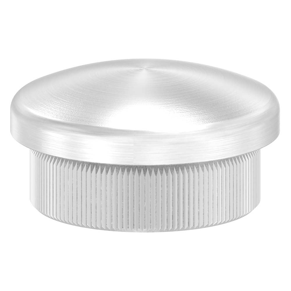 Endkappe leicht gewölbt, massiv, für Rohr ø 25,0 x 2,0mm, zum Einschlagen