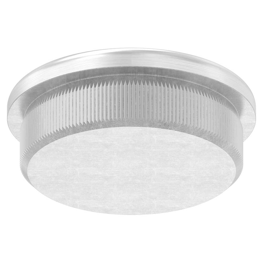 Endkappe leicht gewölbt, massiv, für Rohr ø 35,0 x 2,0mm, zum Einschlagen