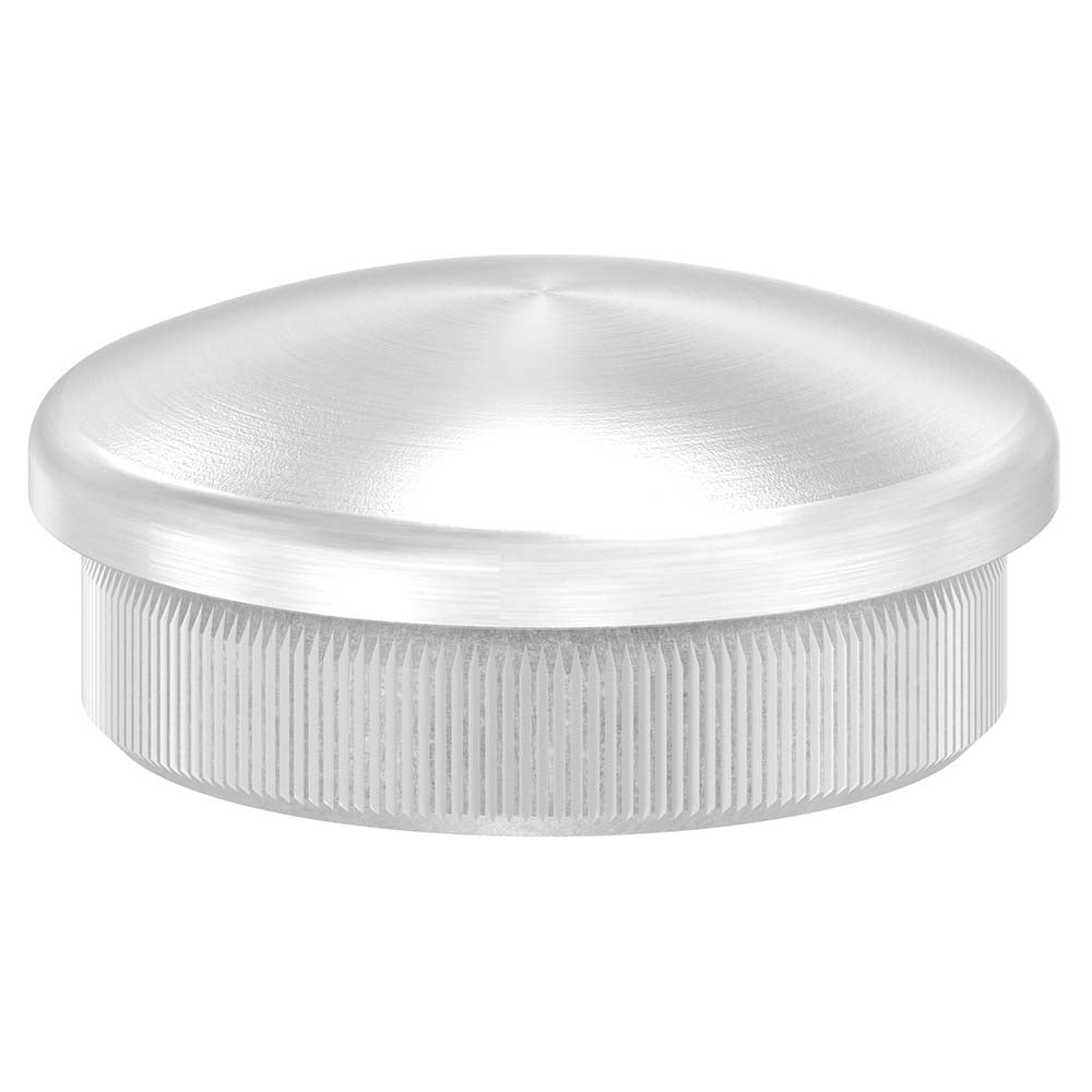 Endkappe leicht gewölbt, massiv, für Rohr ø 35,0 x 2,0mm, zum Einschlagen