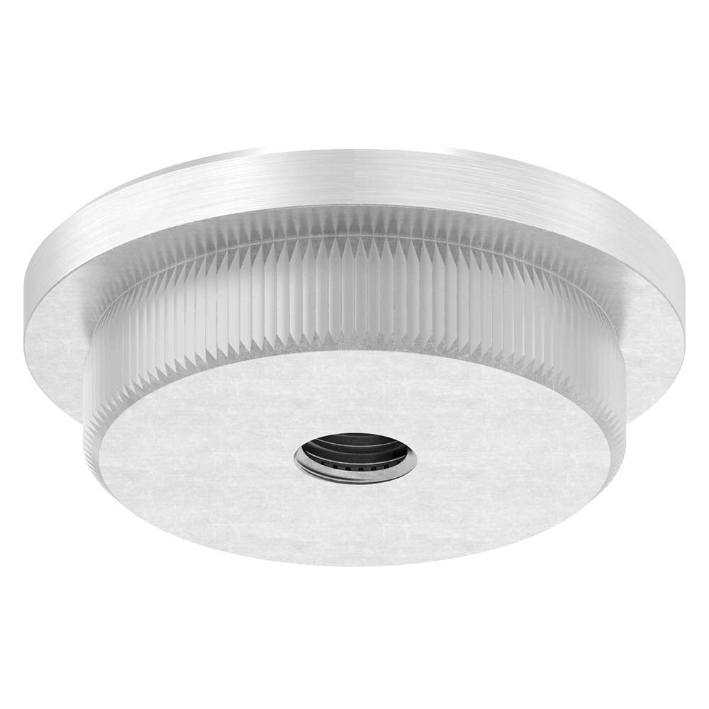 Endkappe flach mit M8 Innengewinde, massiv, für Rohr ø 42,4 x 4,0mm, zum Einschlagen