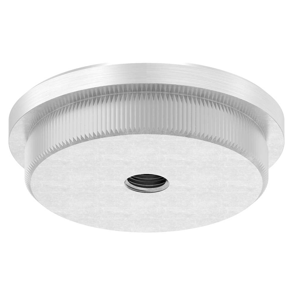 Endkappe flach mit M8 Innengewinde, massiv, für Rohr ø 48,3 x 3,0mm, zum Einschlagen