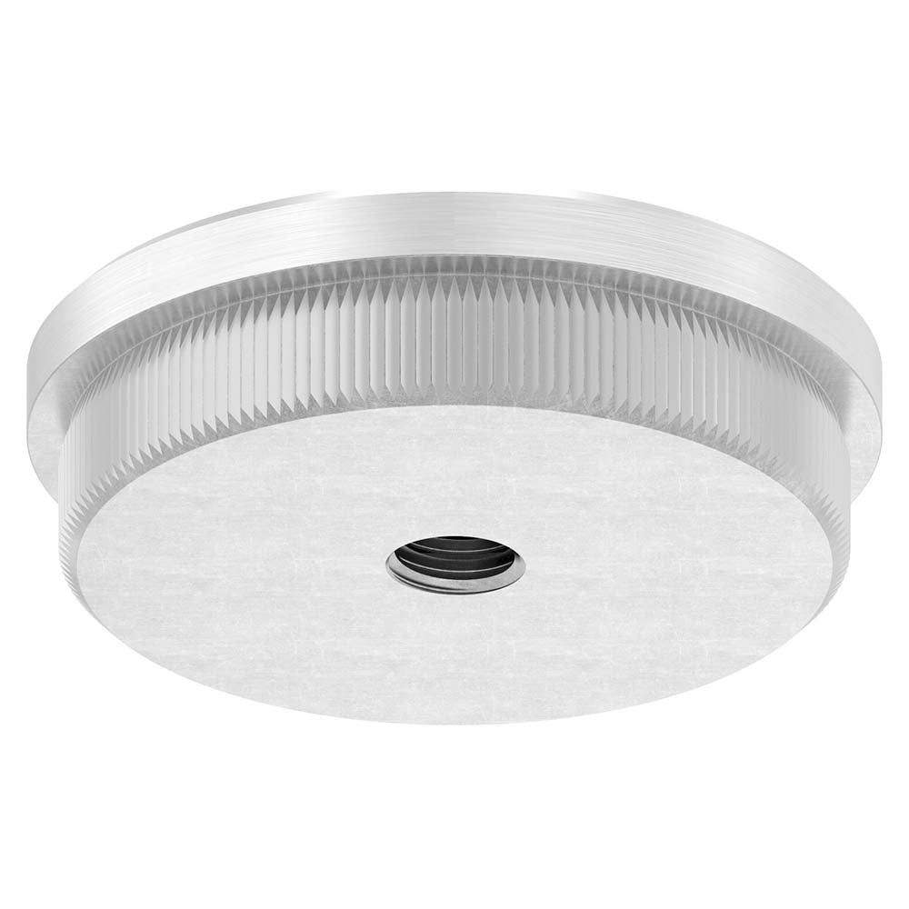 Endkappe flach mit M8 Innengewinde, massiv, für Rohr ø 48,3 x 2,0mm, zum Einschlagen