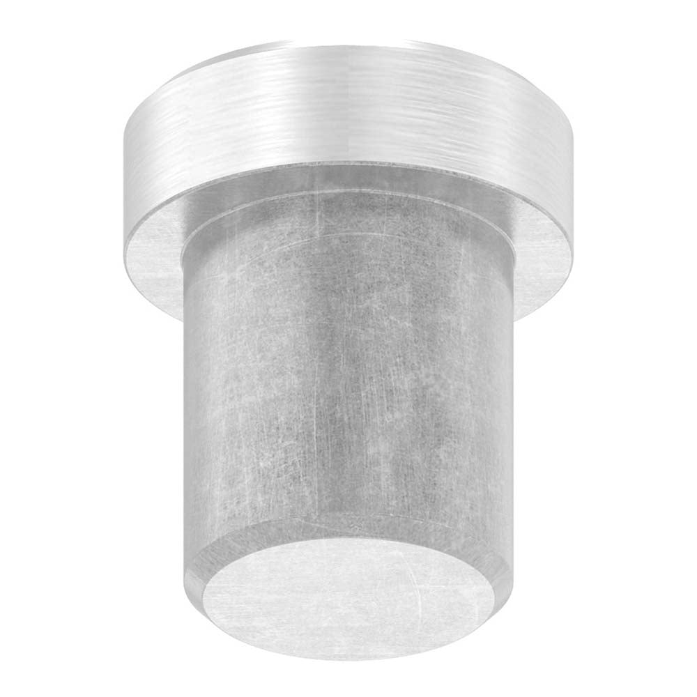 Endkappe flach, massiv, für Rohr ø 12,0 x 1,5mm, zum Einkleben