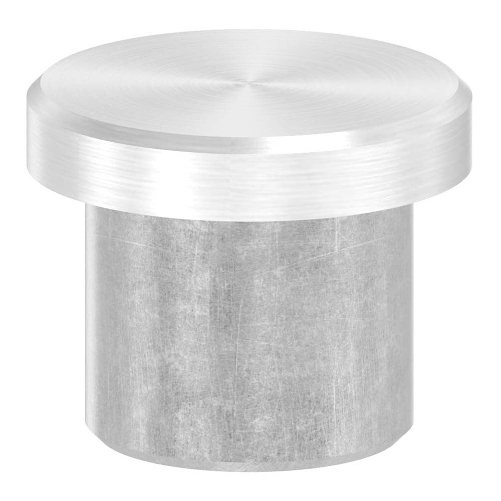 Endkappe flach, massiv, für Rohr ø 16,0 x 2,0mm, zum Einkleben