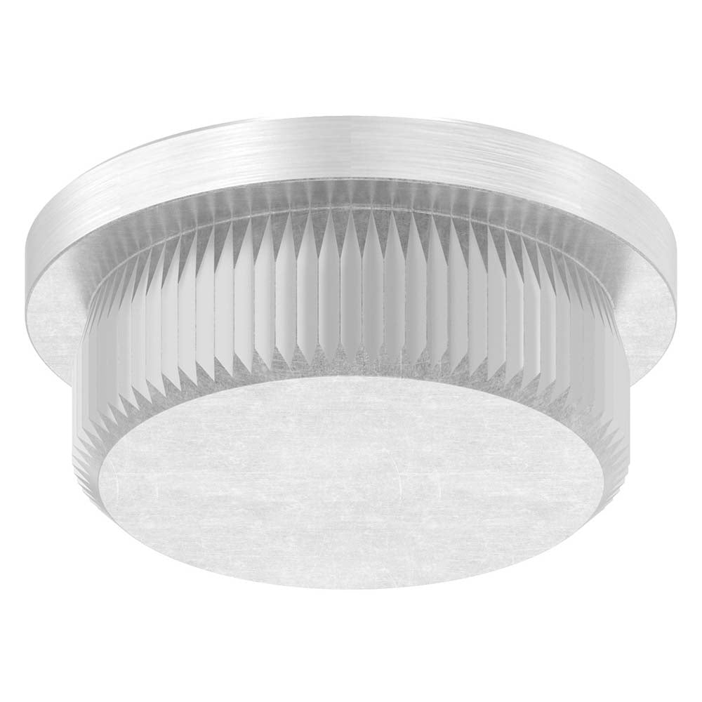 Endkappe flach, massiv, für Rohr ø 25,0 x 2,0mm, zum Einschlagen