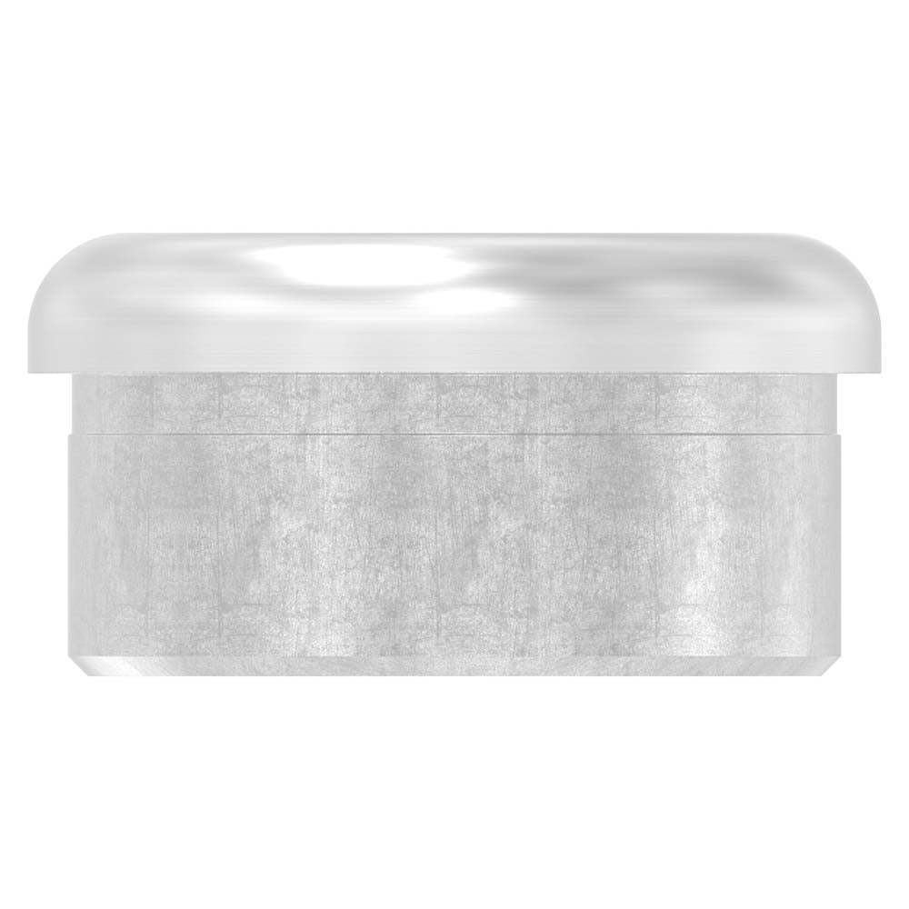 Einklebkappe flach, hohl, für Rohr ø 42,4 x 2,0mm, zum Einkleben