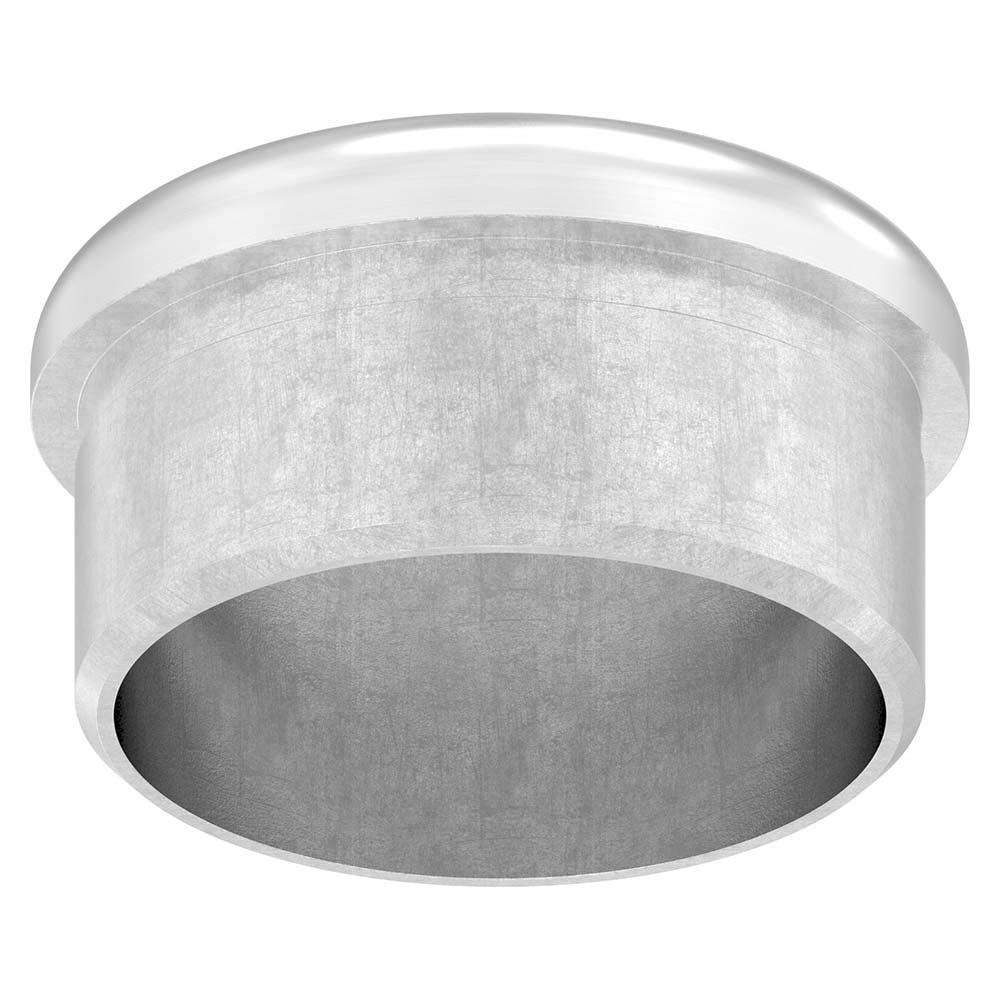 Einklebkappe flach, hohl, für Rohr ø 42,4 x 2,0mm, zum Einkleben