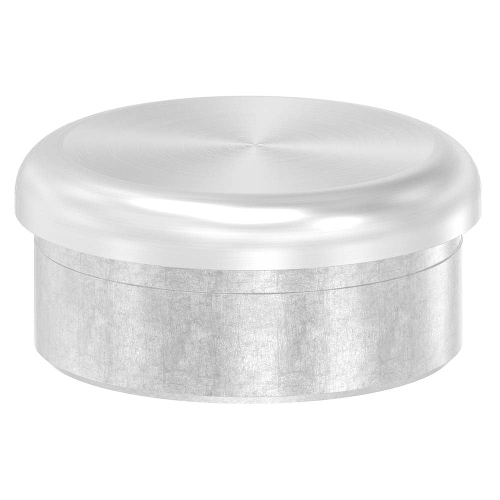 Einklebkappe flach, hohl, für Rohr ø 48,3 x 2,0mm, zum Einkleben