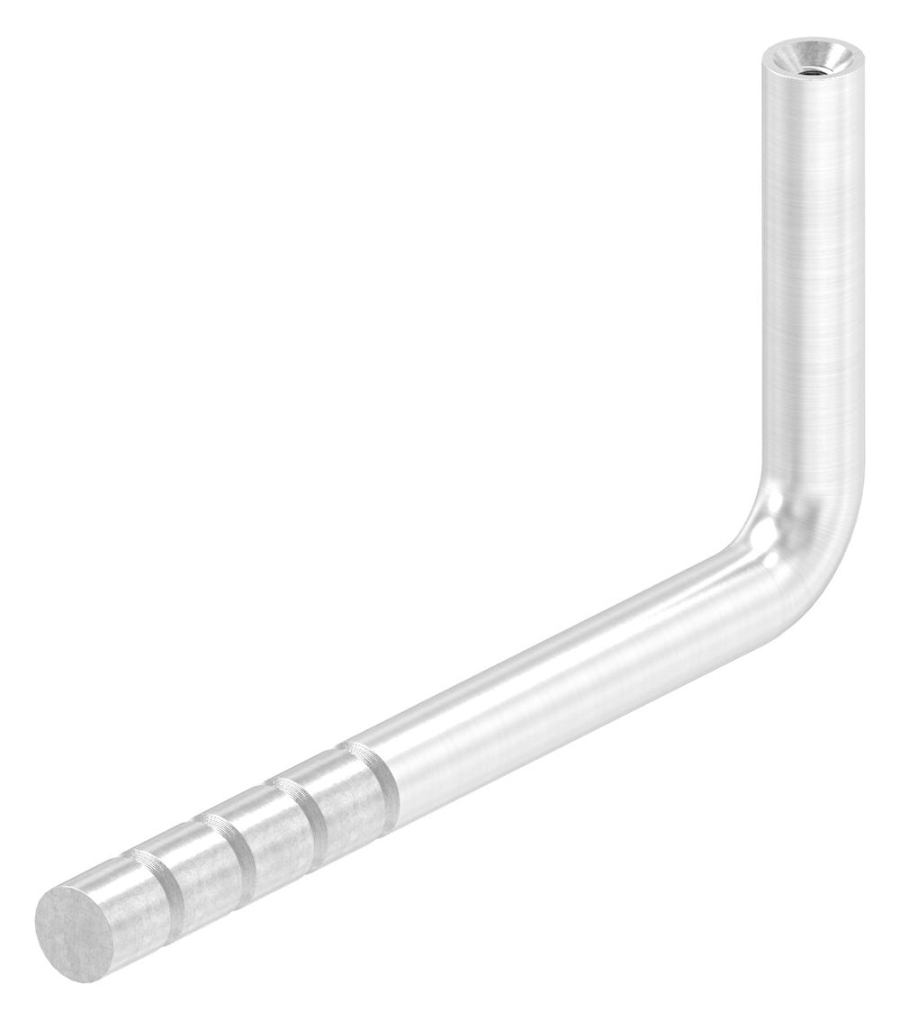 Handlaufhalter zum Einbetonieren mit ø 14mm Bügel und M6 Innengewinde