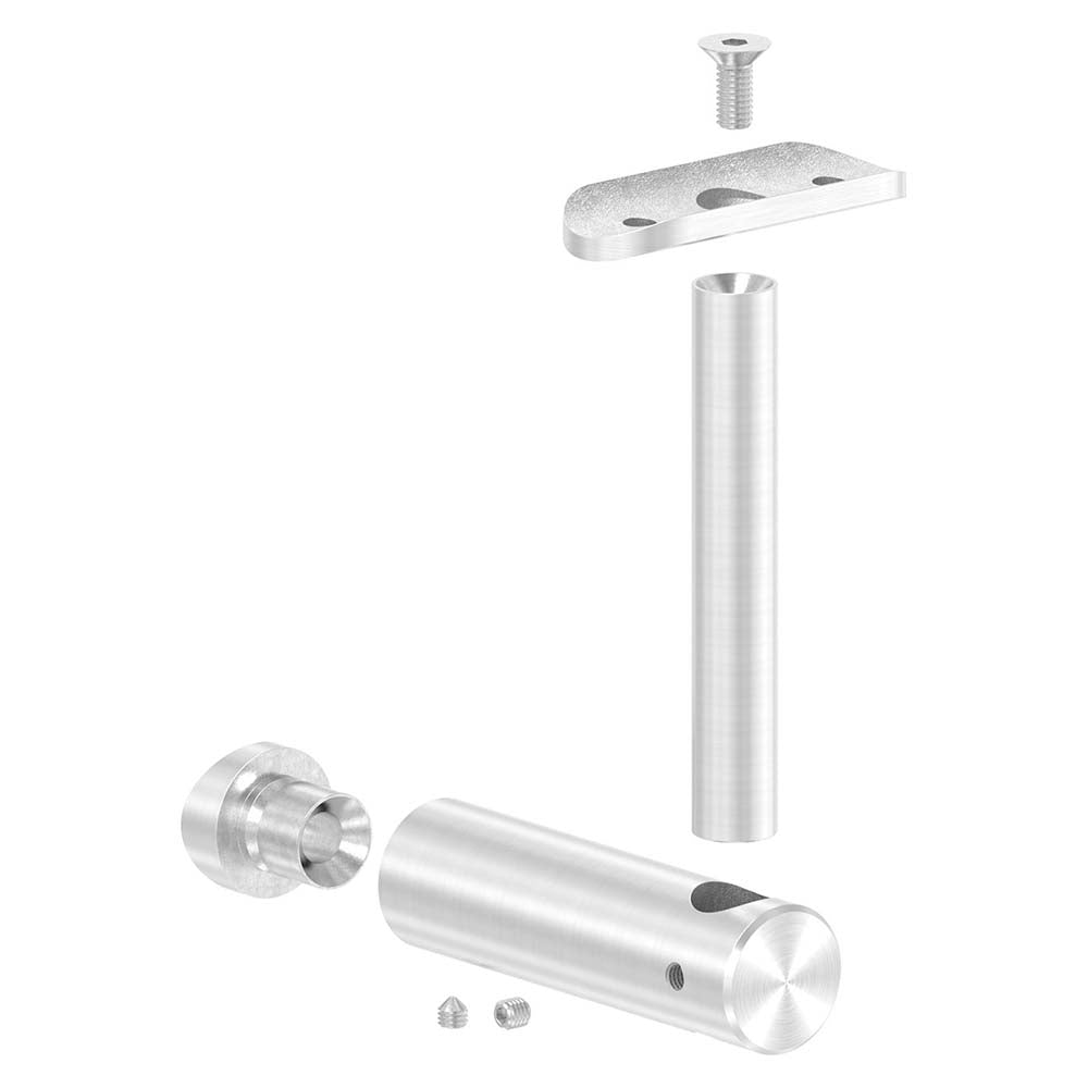 Handlaufhalter zur Pfostenbefestigung, für ø 42,4mm Pfosten an ø 42,4mm Rohr