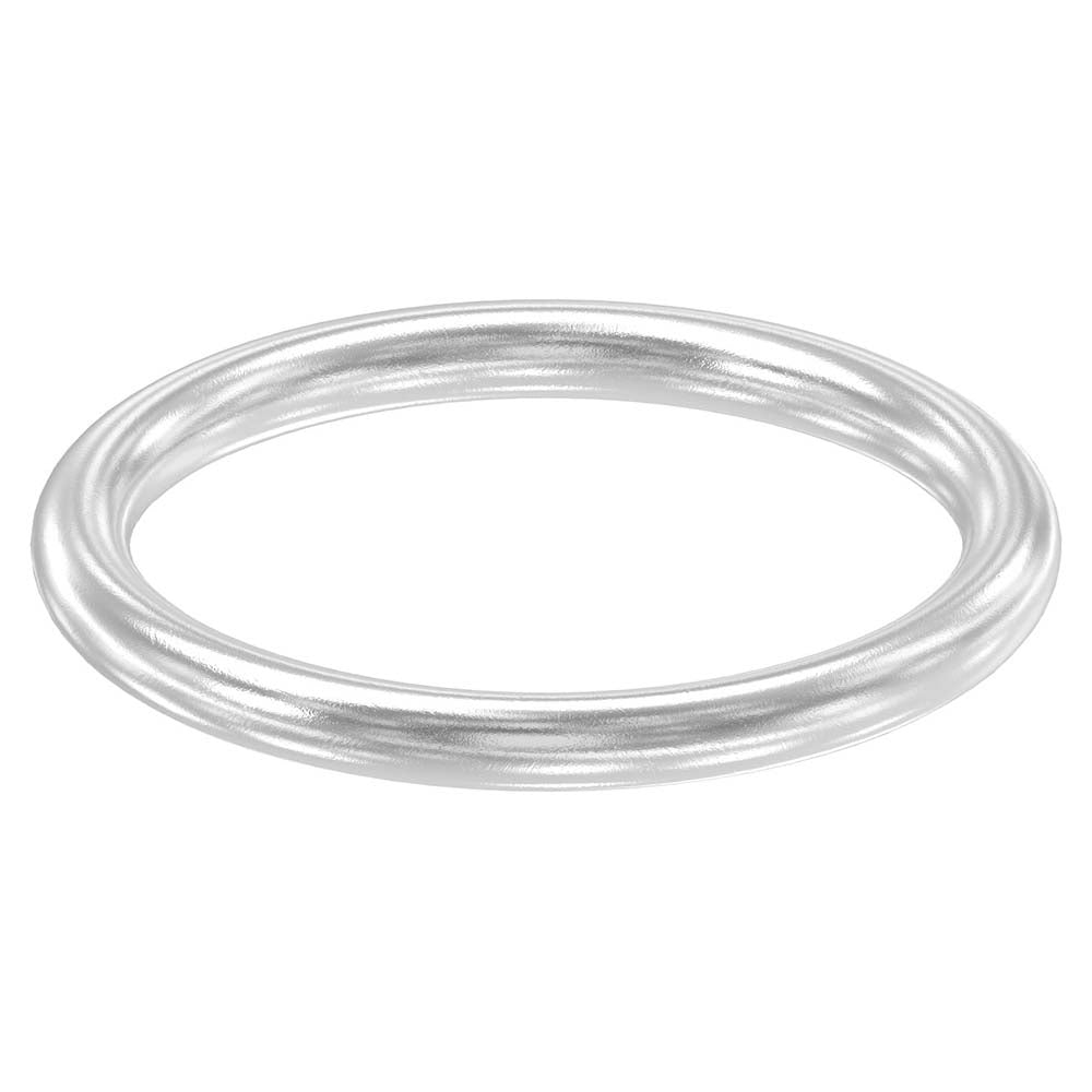 Ring, Außendurchmesser 124mm, verschweißt und elektropoliert, Rundmaterial 12mm