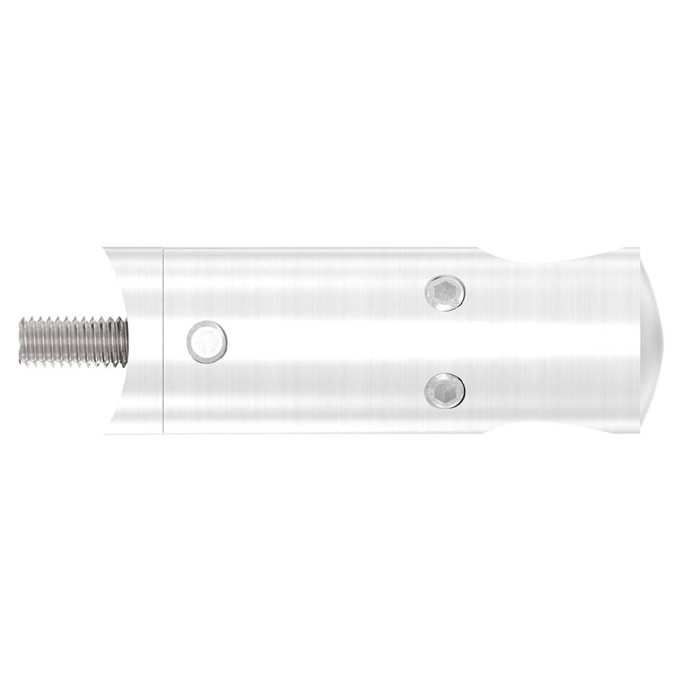 Querstabhalter 90° Innennecke, Anschluss für ø 42,4mm Rohr, für Stab ø 12mm, aus V2A