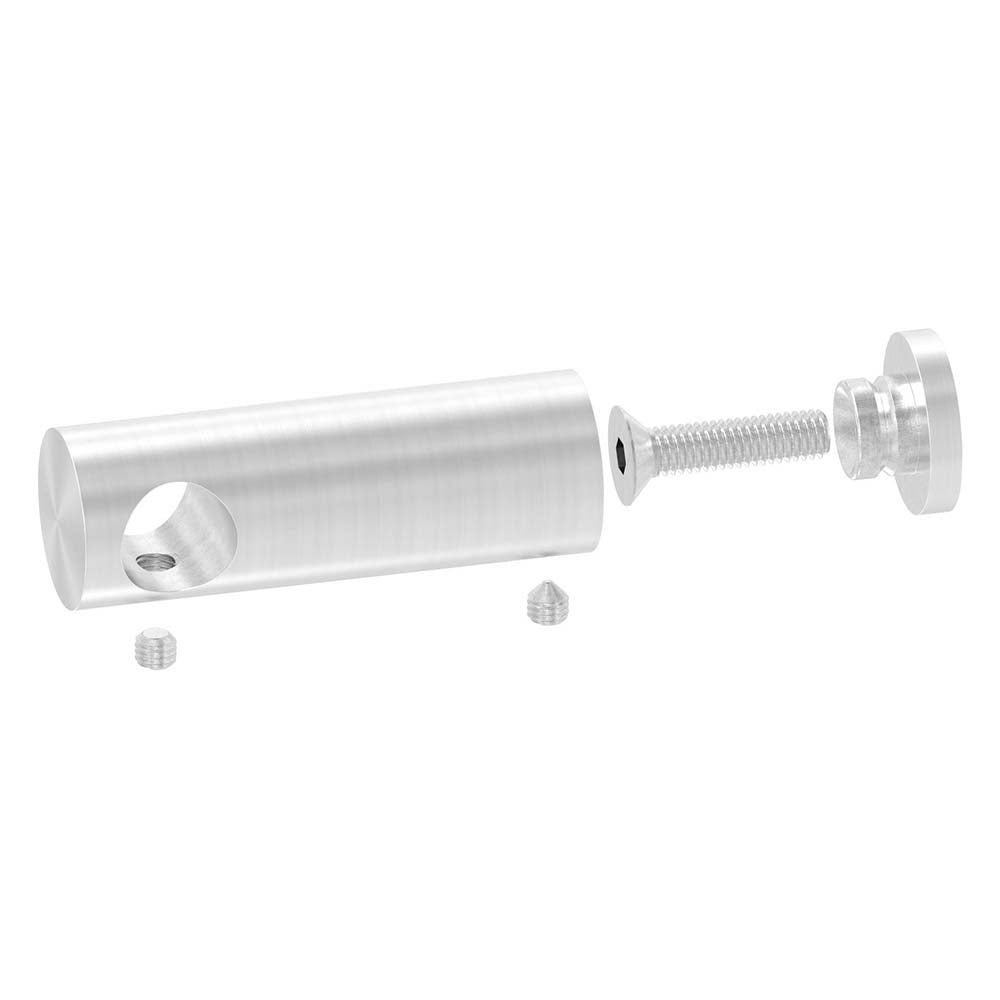 Querstabhalter für Handlauf, Anschluss flach, für Stab ø 14 mm