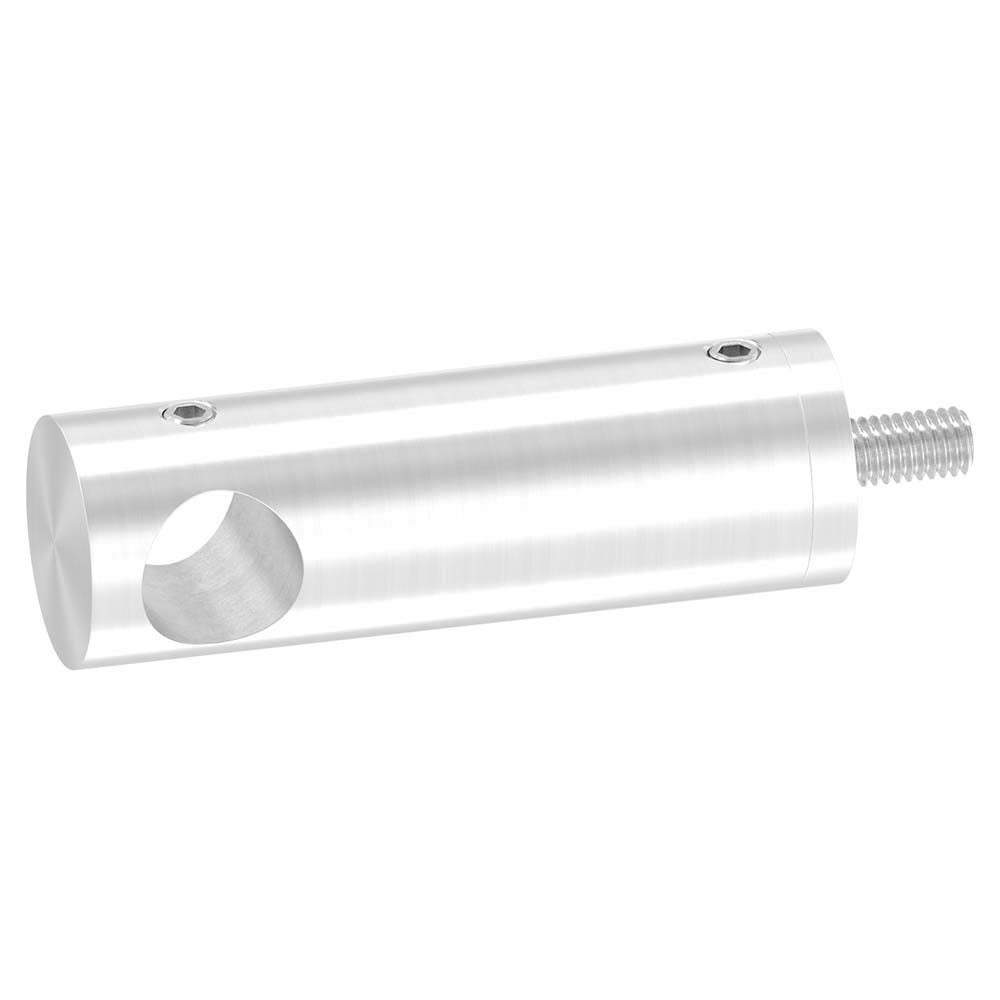 Querstabhalter für Handlauf, Anschluss flach, für Stab ø 14 mm