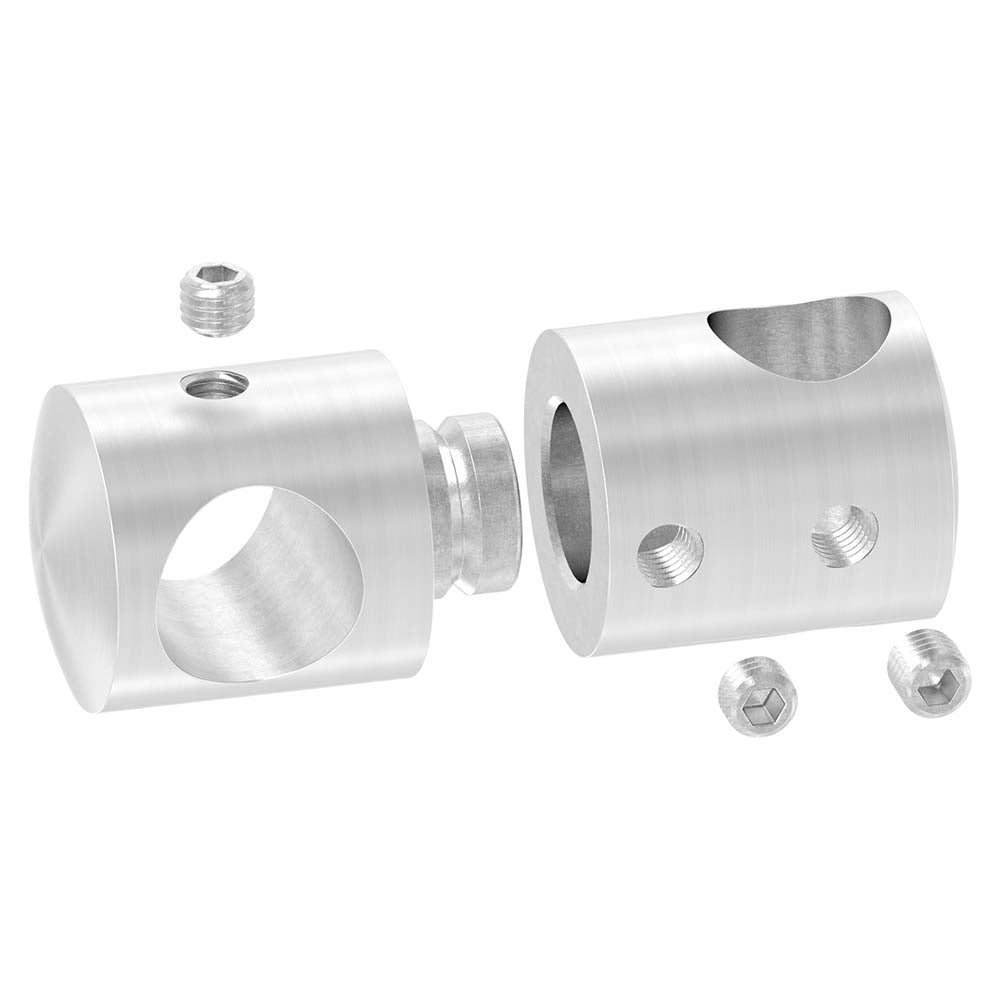 Doppelquerstabhalter, für Stab ø 12 mm an Stab ø 14mm