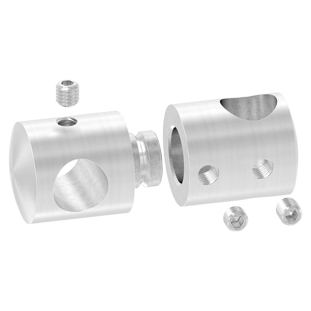 Doppelquerstabhalter, für Stab ø 12 mm an Stab ø 12mm