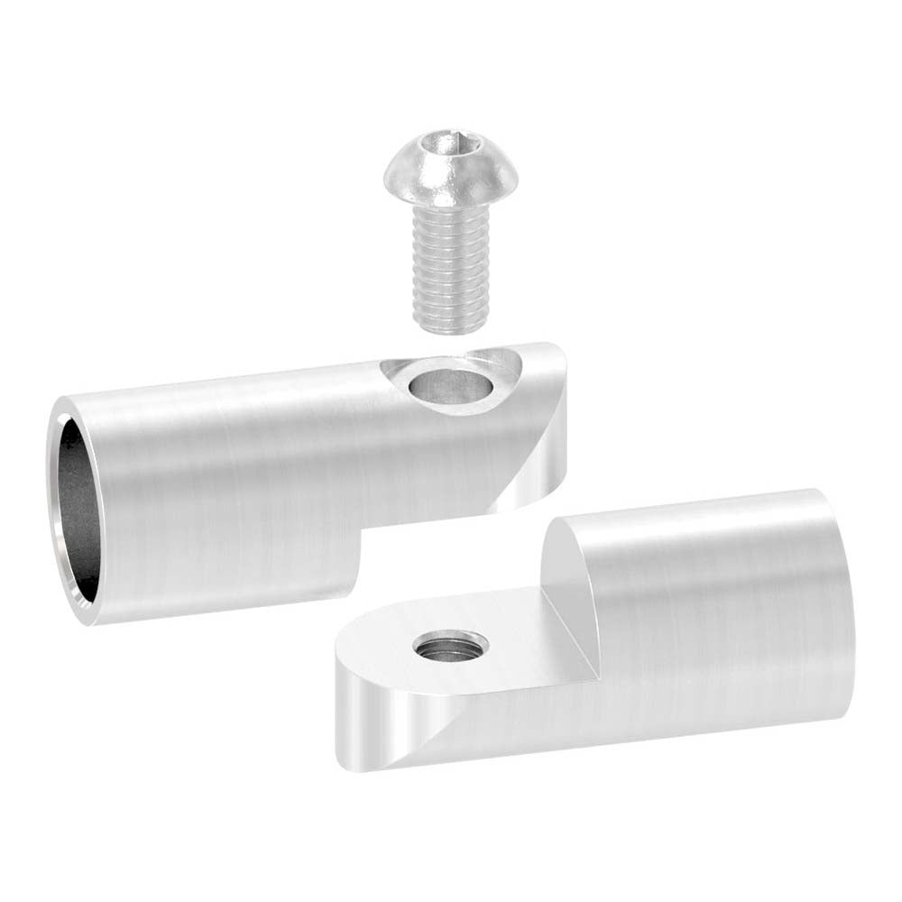 Stab-Verbindungsstück ø 18mm, flexibel, für Stab ø 14 mm, zum Kleben