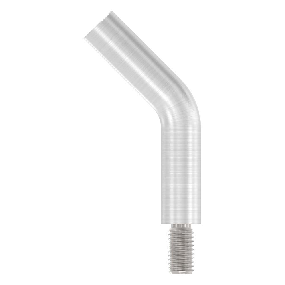 ø 12mm Stift 135° gebogen, mit M8 x 15mm Außengewinde unten und zum Anschweißen oben