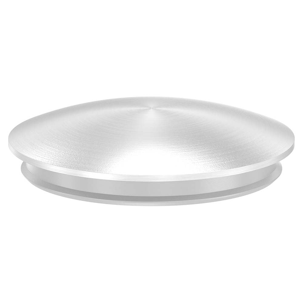 Endkappe leicht gewölbt mit Nase, massiv, für Rohr ø 42,4 x 2,0mm, zum Einschlagen