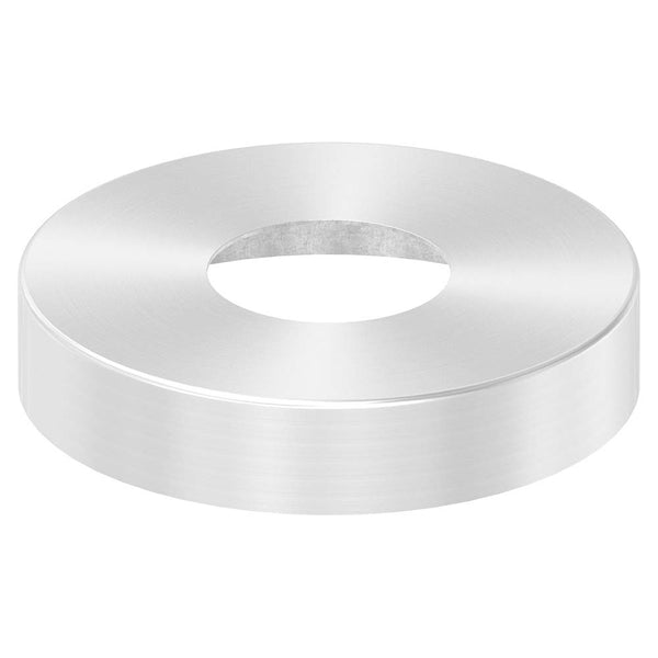 Abdeckrosette 125 x 25mm, Wandstärke 1mm, Bohrung ø 49mm