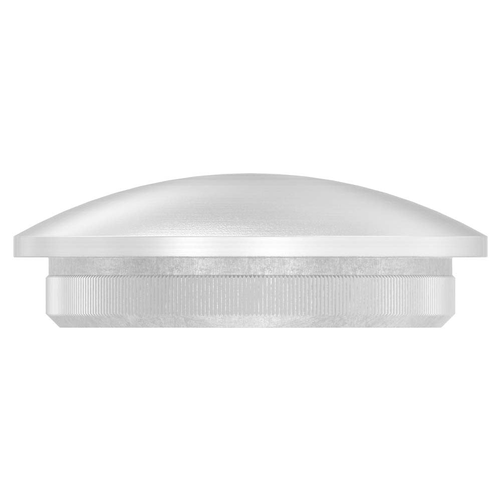 Endkappe leicht gewölbt (dünn), massiv, für Rohr ø 33,7 x 2,6mm, zum Einschlagen