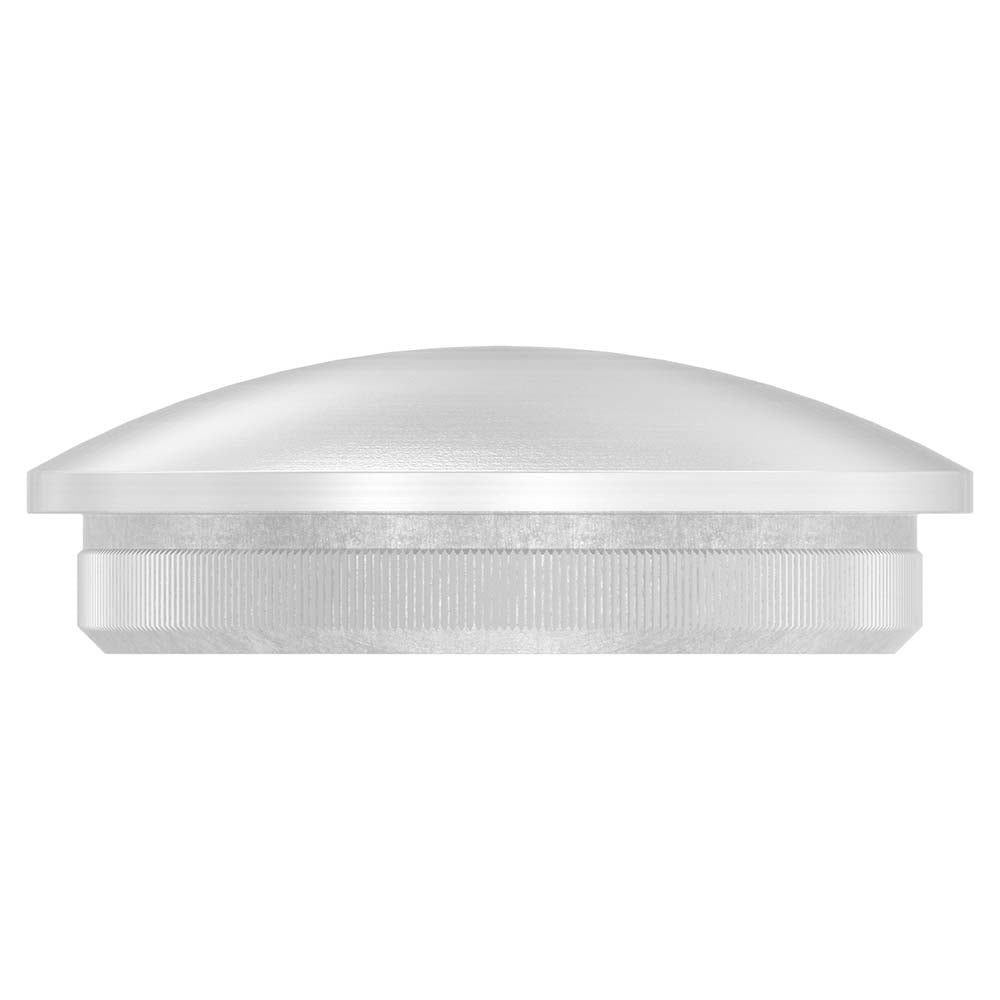 Endkappe leicht gewölbt (dünn), massiv, für Rohr ø 33,7 x 2,0mm, zum Einschlagen