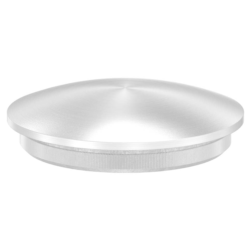 Endkappe leicht gewölbt (dünn), massiv, für Rohr ø 42,4 x 2,6mm, zum Einschlagen