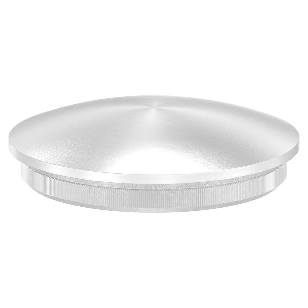 Endkappe leicht gewölbt (dünn), massiv, für Rohr ø 42,4 x 2,0mm, zum Einschlagen