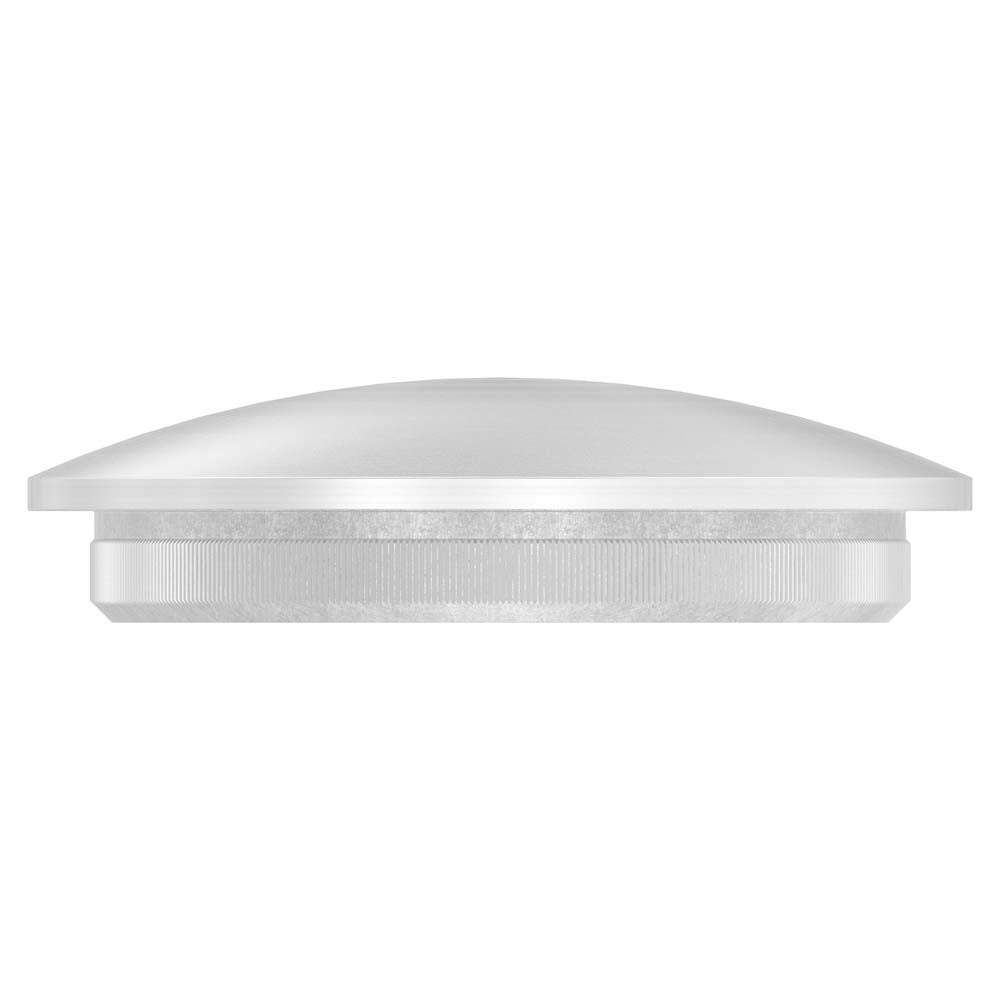 Endkappe leicht gewölbt (dünn), massiv, für Rohr ø 42,4 x 3,0mm, zum Einschlagen