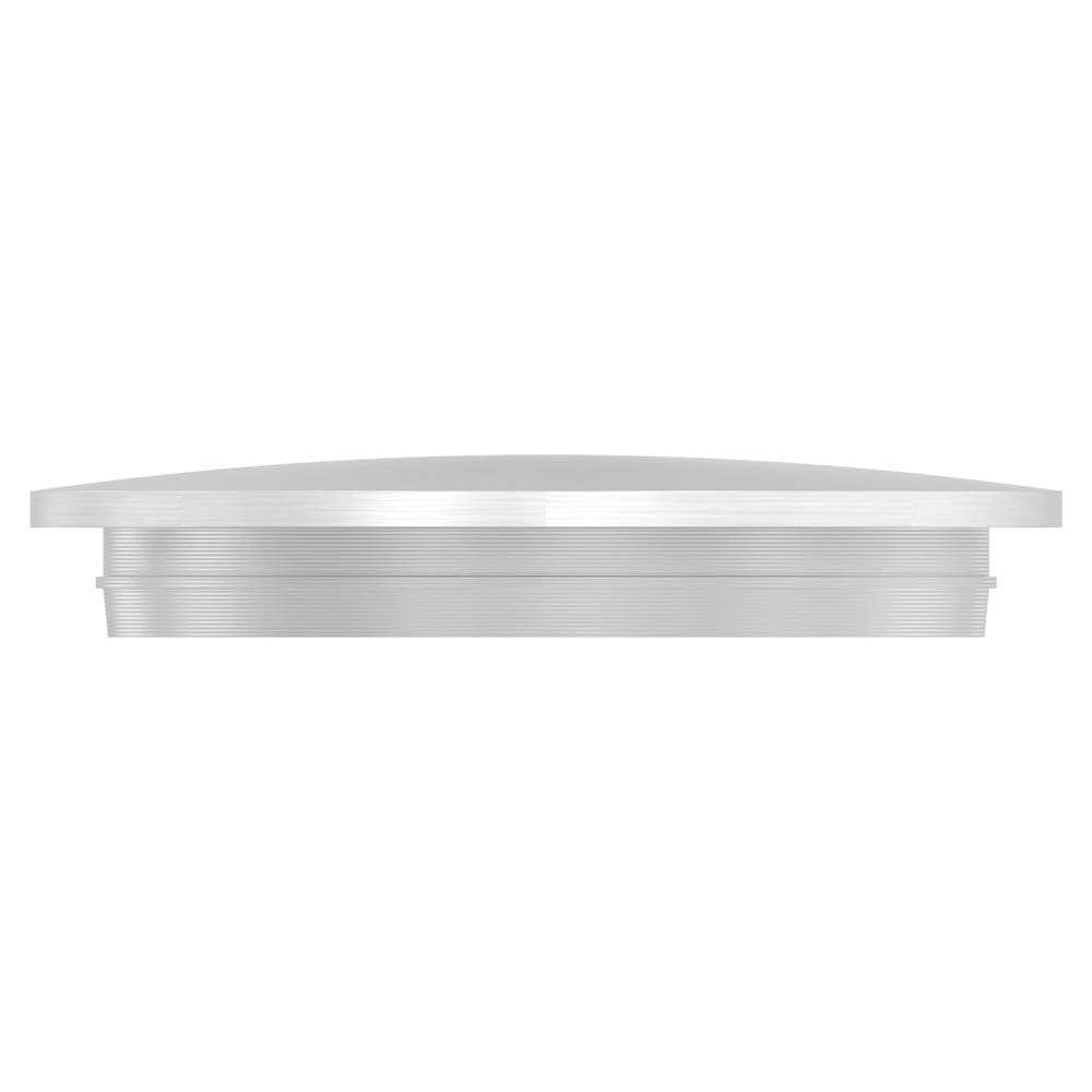 Endkappe leicht gewölbt (unten verjüngt), für Rohr ø 42,4 x 3,0mm, massiv mit Nase, zum Einschlagen