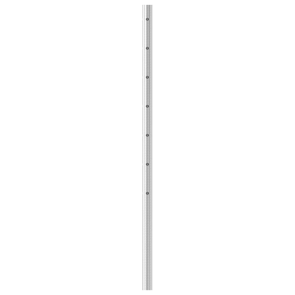 Geländerpfosten ø 42,4 x 2,0mm, mit sieben ø 12mm 90° Bohrungen, Länge 1190mm aus V2A Edelstahl