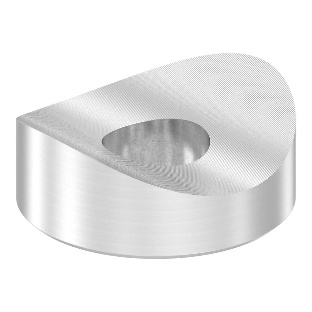 Ausgleichsstück für Anschluss ø 33,7mm, Außendurchmesser ø 22mm, Bohrung 8,5mm, in V2A