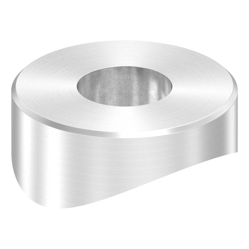 Ausgleichsstück für Anschluss ø 33,7mm, Außendurchmesser ø 25mm, Bohrung 10,5mm, in V2A