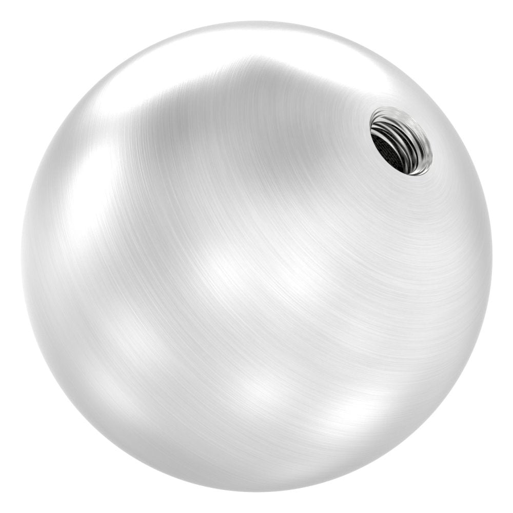 Edelstahlkugel hohl ø 50mm, mit M8 Gewinde