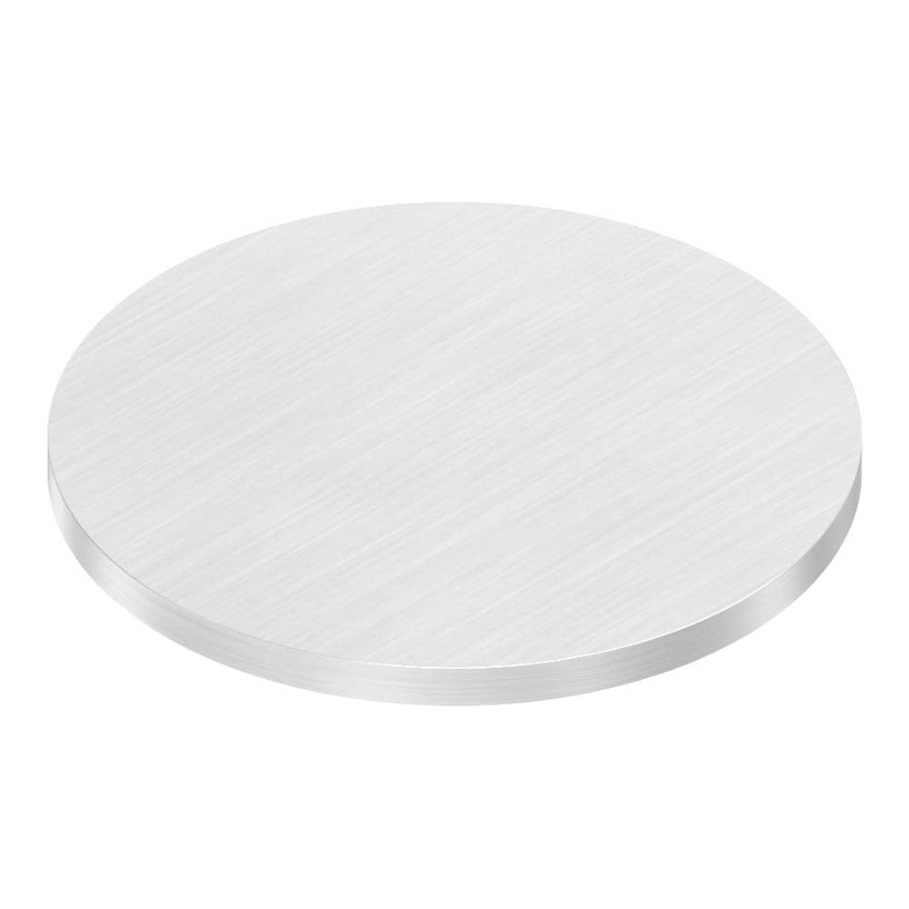Ronde ø 70mm, Stärke 4mm, einseitig geschliffen, gelasert, mit Längsschliff