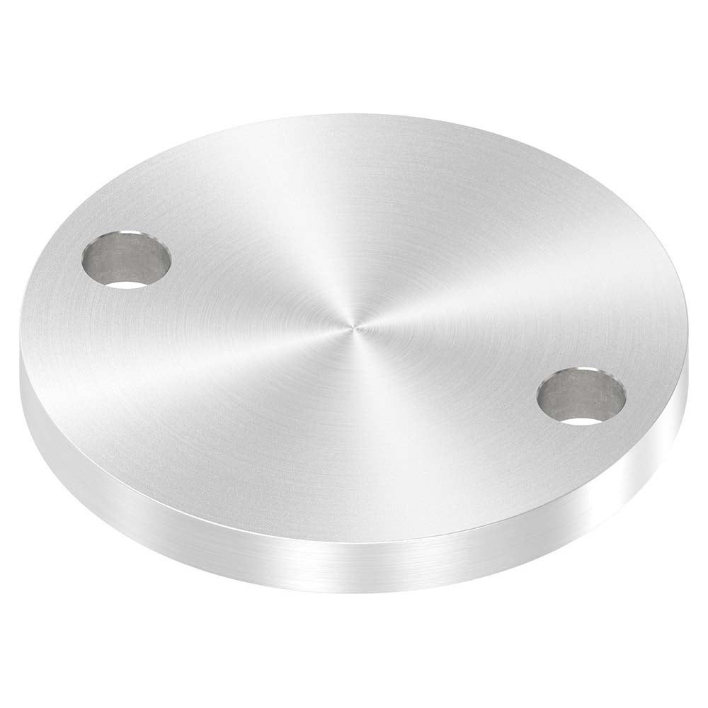 Ronde ø 100mm, Stärke 10mm, mit zwei ø 13mm Bohrungen, einseitig geschliffen, mit Rundschliff