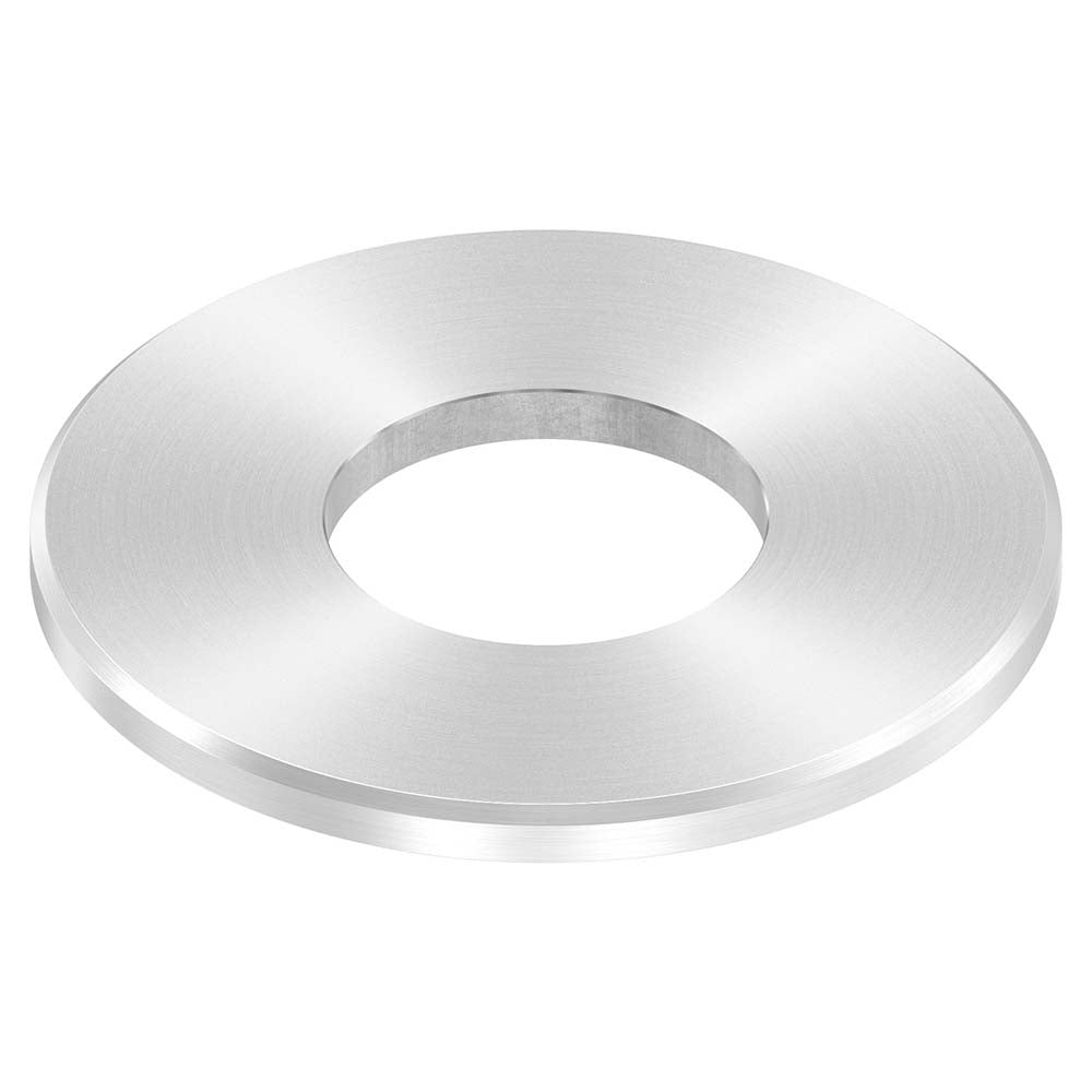 Ronde ø 100mm mit Fase, Stärke 6mm, mit ø 42,8mm Mittelbohrung, einseitig geschliffen, mit Rundschliff