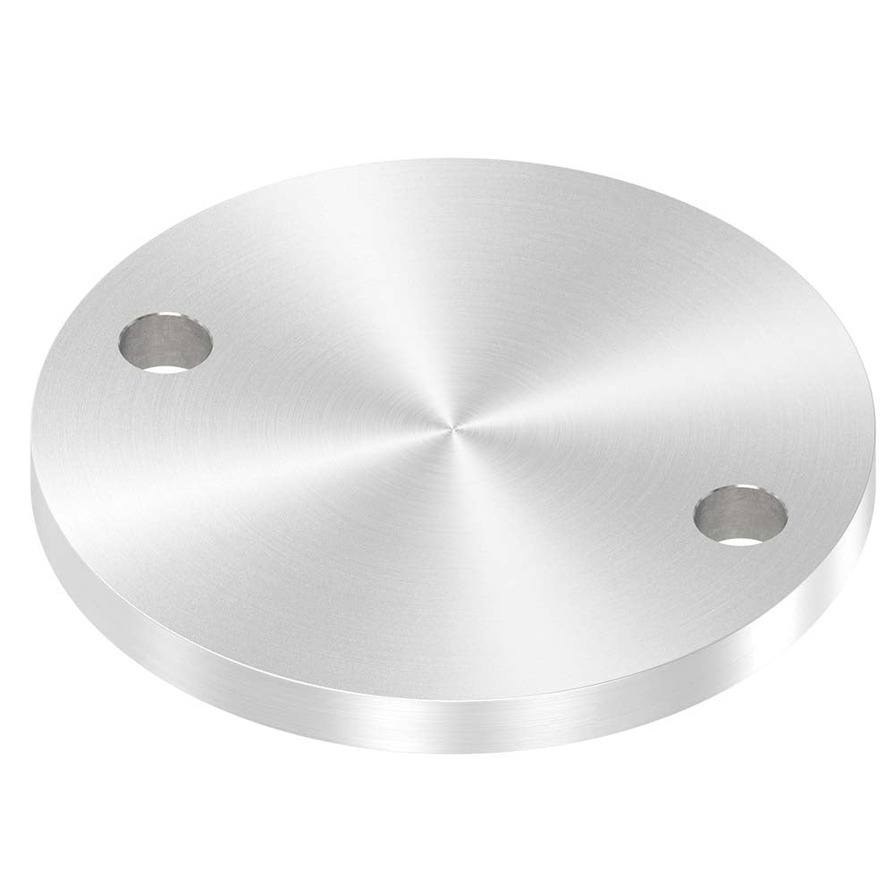 Ronde ø 120mm, Stärke 10mm, mit zwei ø 13mm Bohrungen, einseitig geschliffen, mit Rundschliff