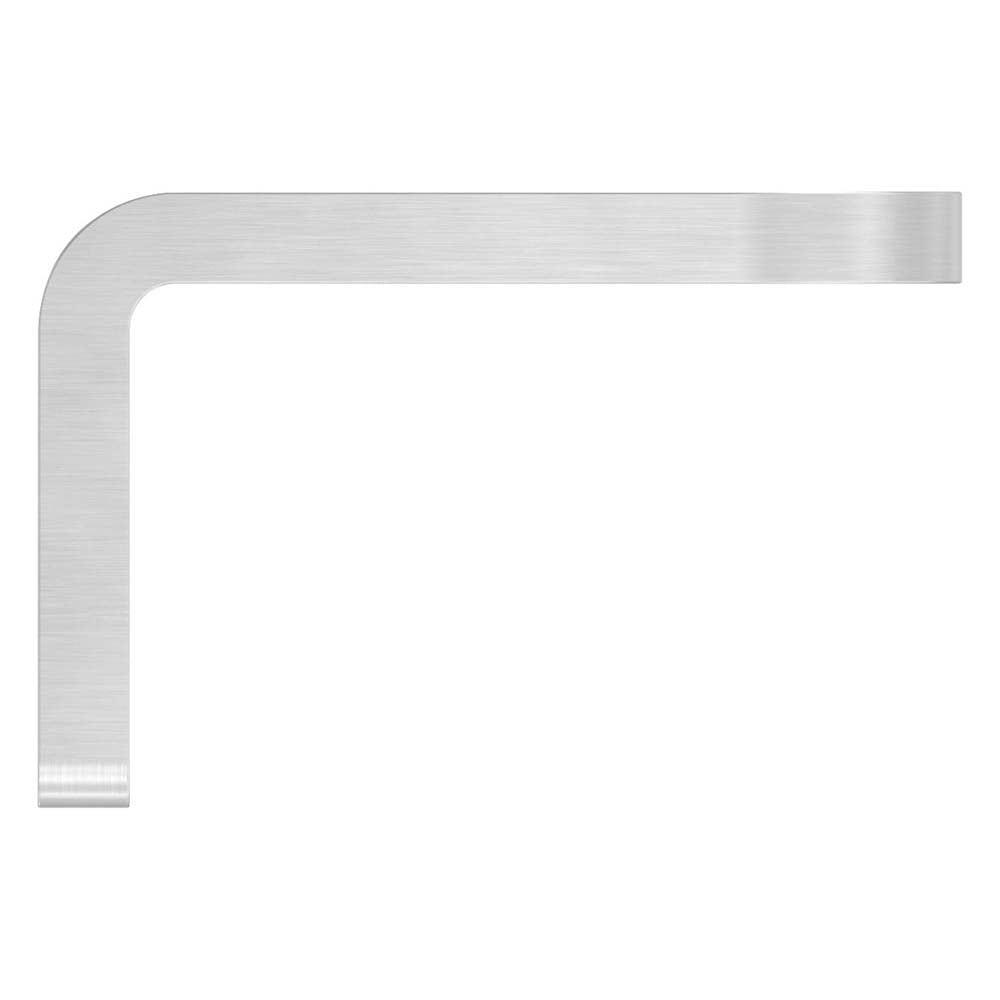 Anschweißlasche 60 x 40 x 30mm, Stärke 6mm, beidseitig geschliffen, mit zwei 25 x 9mm Langlöchern