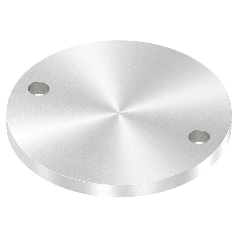 Ronde ø 140mm, Stärke 10mm, mit zwei ø 13mm Bohrungen, einseitig geschliffen, mit Rundschliff