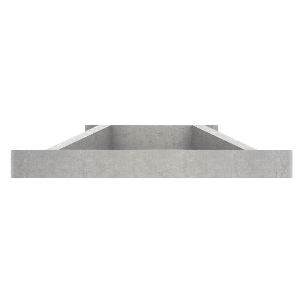 Ankerplatte ø 80 x 8mm, Höhe 15mm, mit 2 x ø 11mm und 2 x ø 4mm Bohrung, für Rohr ø 33,7mm