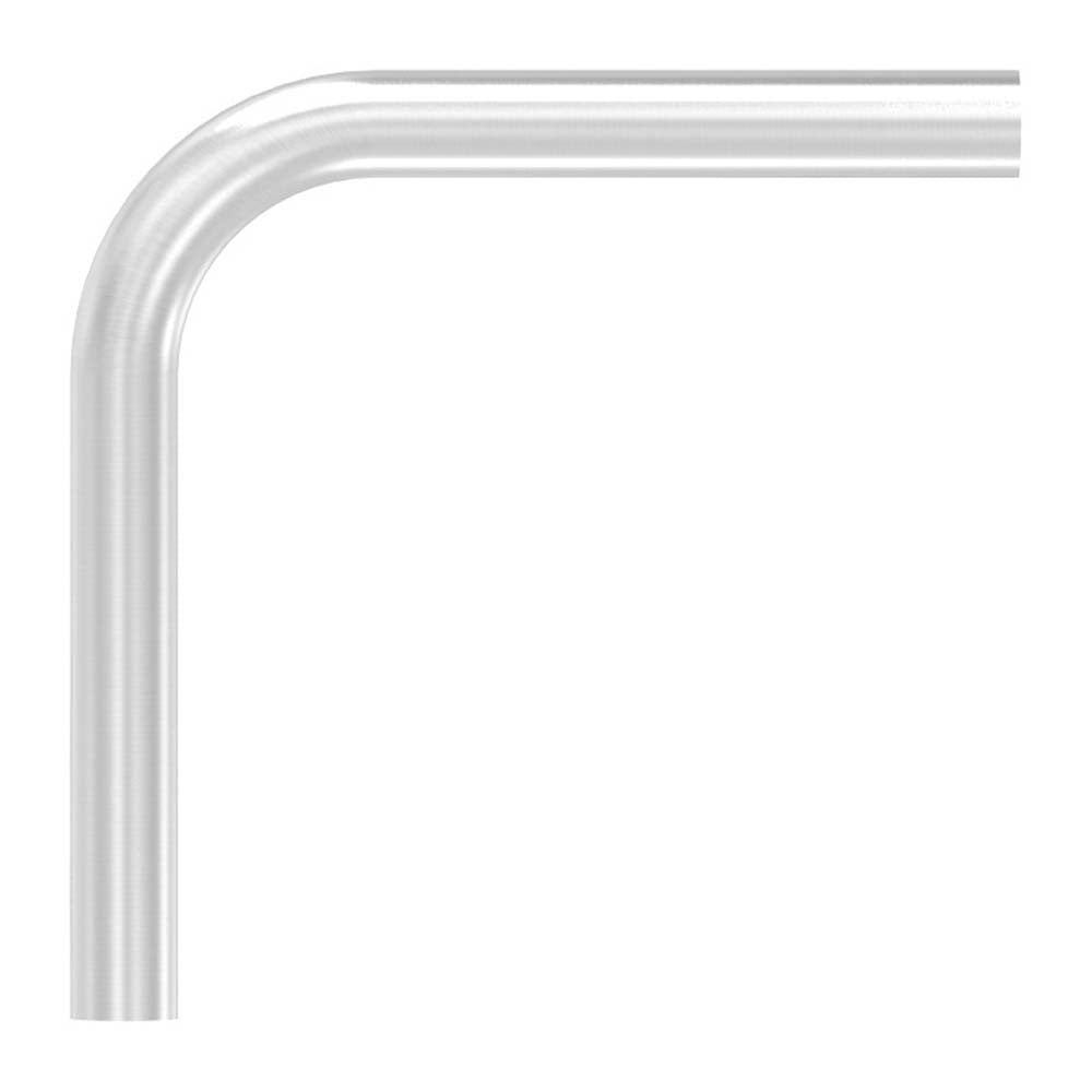 90° Anschweißbogen, für Rohr ø 33,7mm, Wandstärke 2,5mm, geschliffen