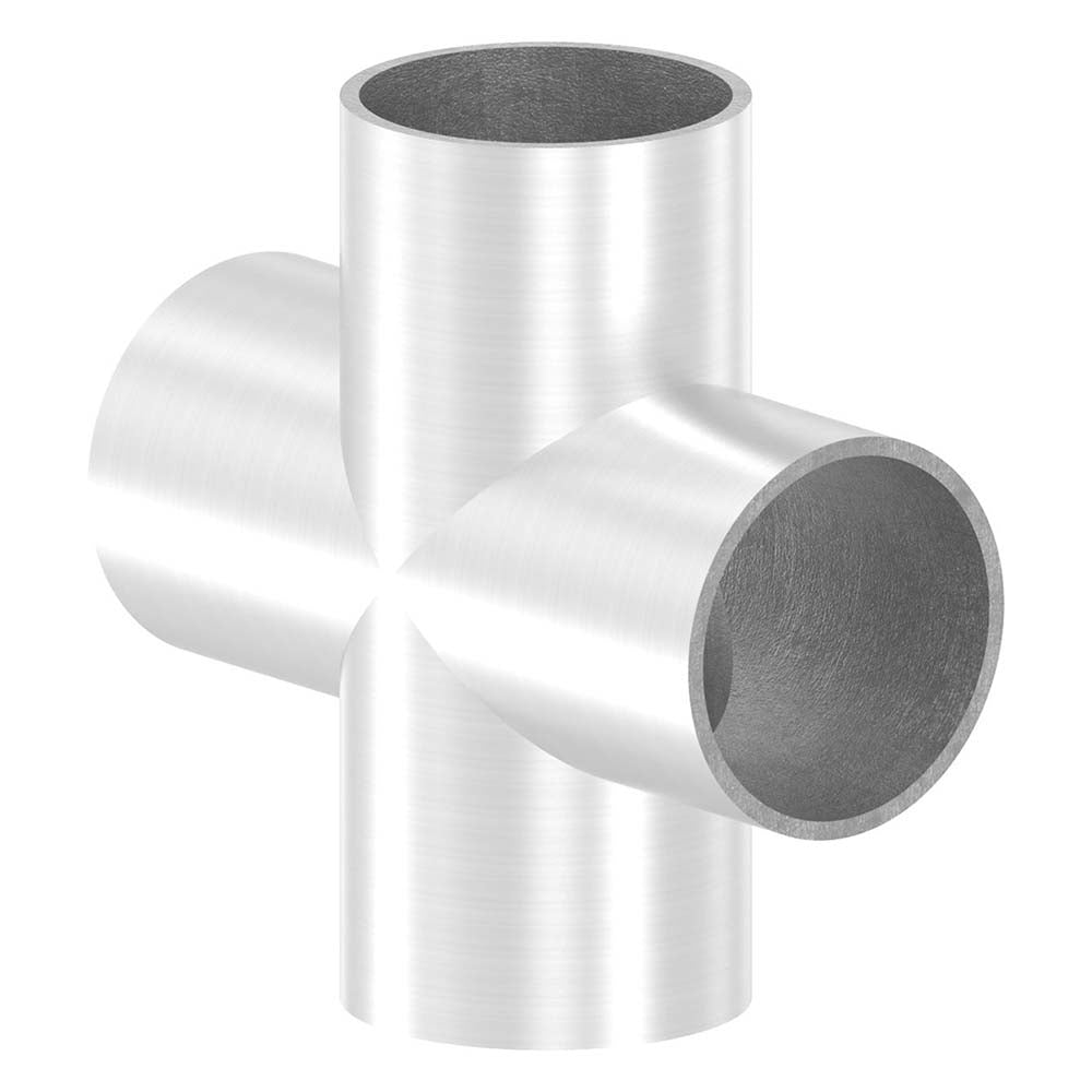 Kreuzstück zum Anschweißen, für Rohr ø 42,4mm, Wandstärke 2,0mm, geschliffen