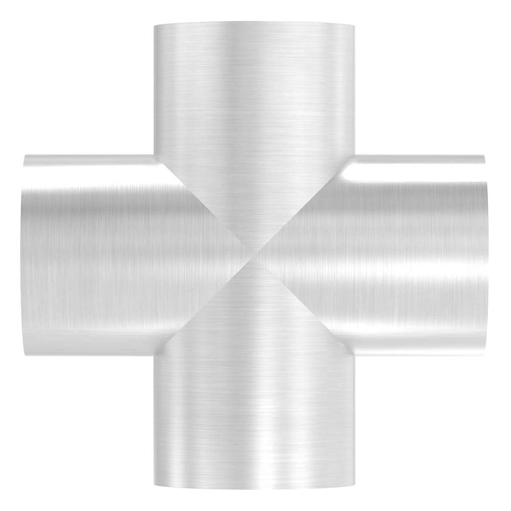 Kreuzstück zum Anschweißen, für Rohr ø 42,4mm, Wandstärke 2,0mm, geschliffen