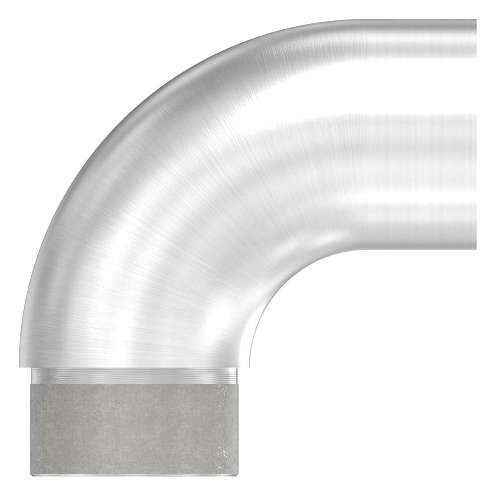 Anschlussbogen 90°, für Rohr 42,4 x 2,0mm, zum Stecken