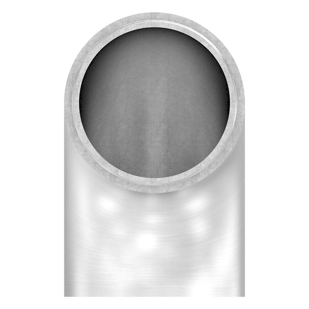 Endbogen 90°, flacher Abschluss, zum Stecken und Kleben, für Rohr 48,3 x 2,0mm