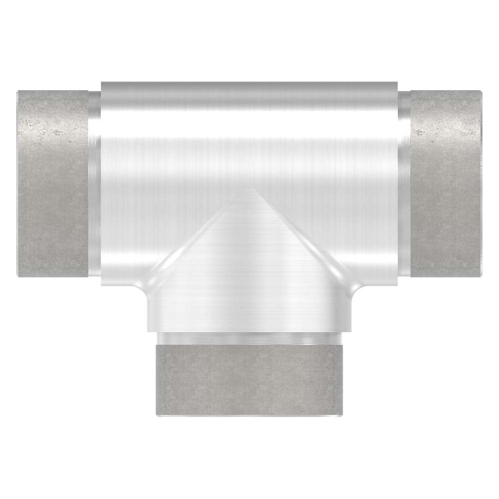 T-Stück mit 3 gleichen Abgängen, für Rohr 48,3 x 2,0mm