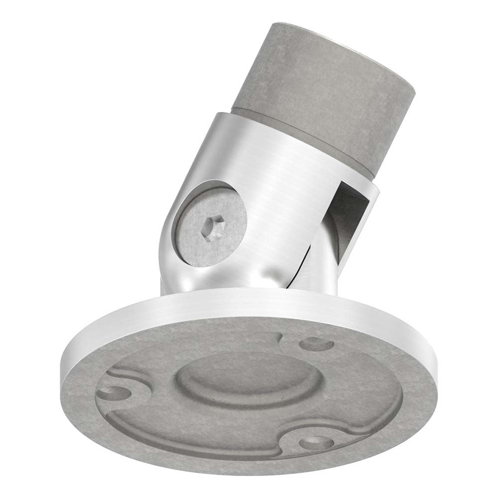 Wandhalter flexibel zum Stecken und Kleben, für Rohr 33,7 x 2,0 mm