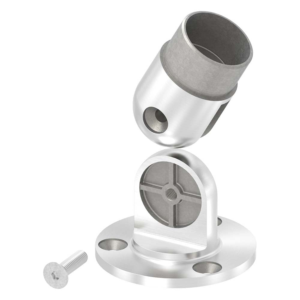 Wandhalter flexibel zum Stecken und Kleben, für Rohr 48,3 x 2,0 mm